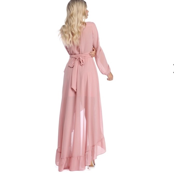 Chiffon Wrap Dress - Picture 3 of 4